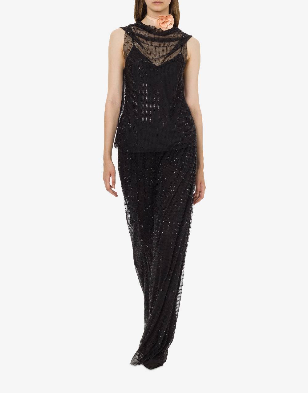 Philosophy Di Lorenzo Serafini Top in tulle con strass Vendita
