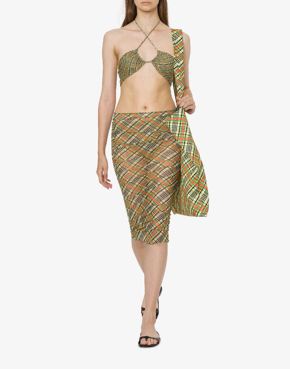 Philosophy Di Lorenzo Serafini Bikini con stampa Check Sottocosto