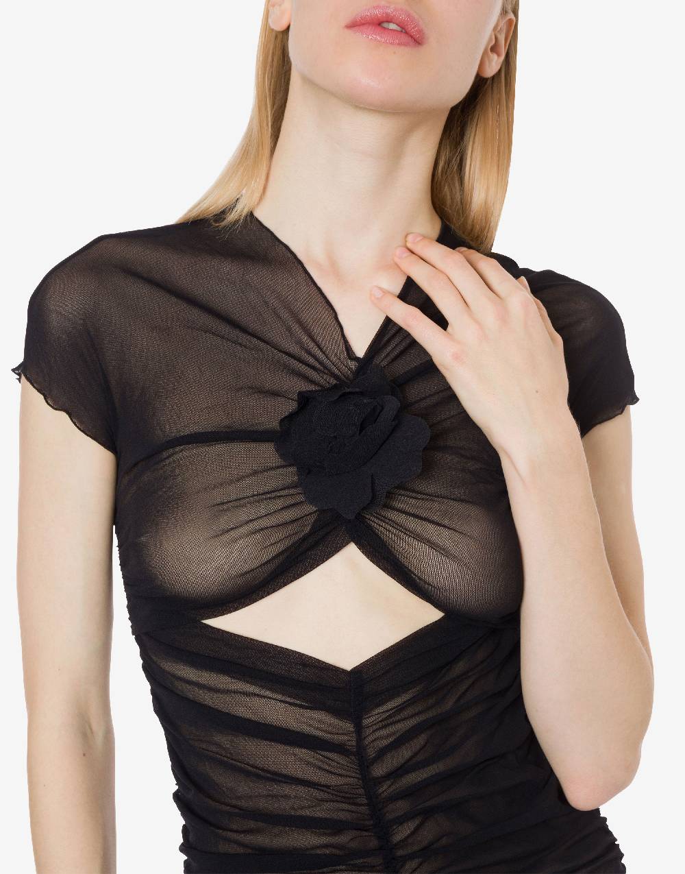 Philosophy Di Lorenzo Serafini Minidress beachwear in tulle stretch Sconto