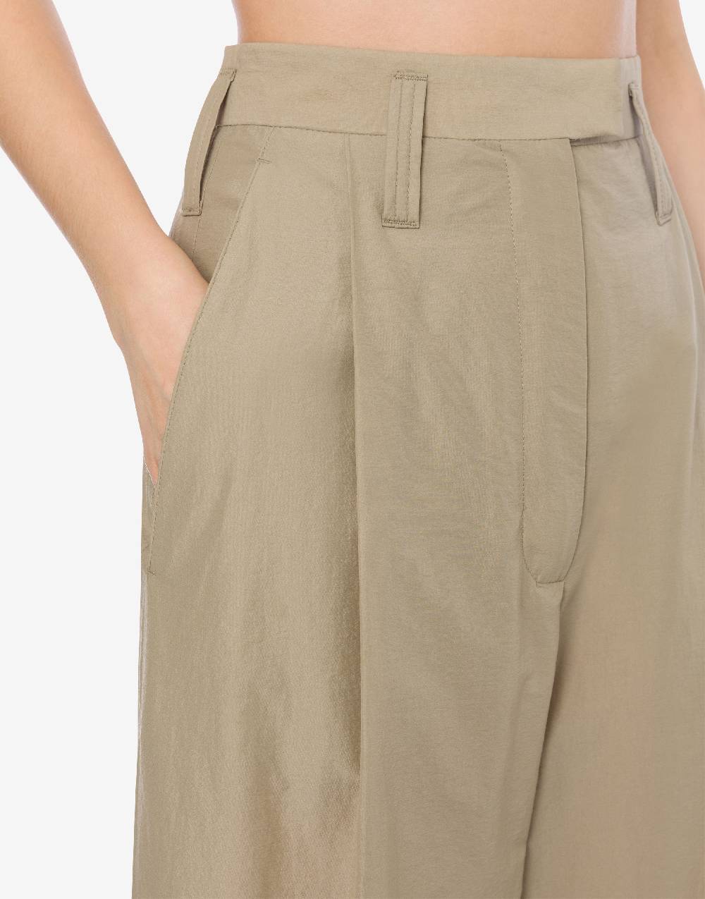 Philosophy Di Lorenzo Serafini Pantalone a vita bassa in nylon Vendita Calda