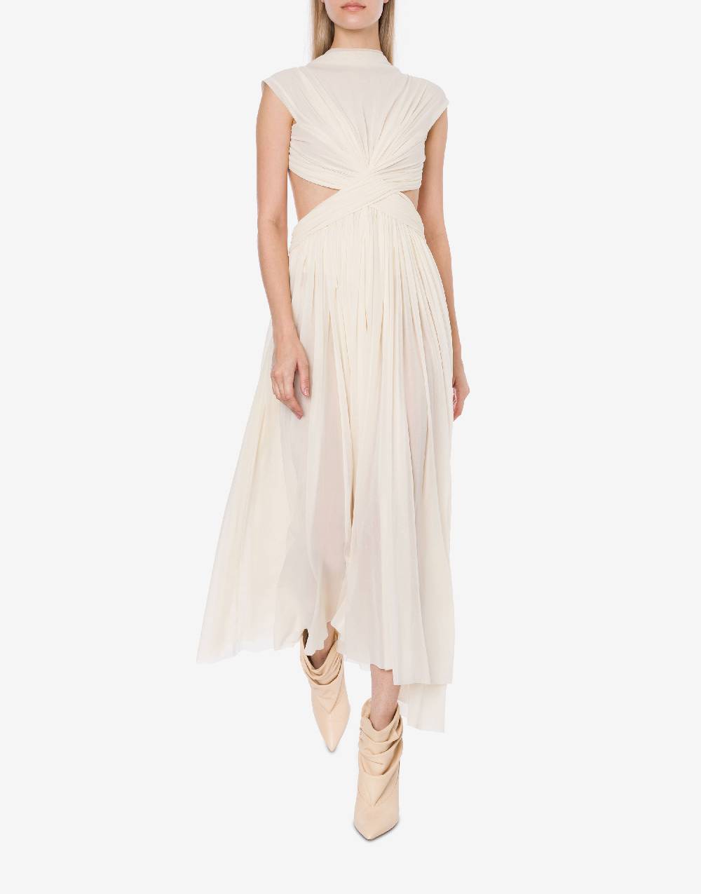 Philosophy Di Lorenzo Serafini Abito lungo in tulle stretch Vendita Economica