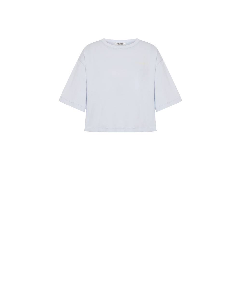 Philosophy Di Lorenzo Serafini T-shirt crop in jersey con logo Nuova