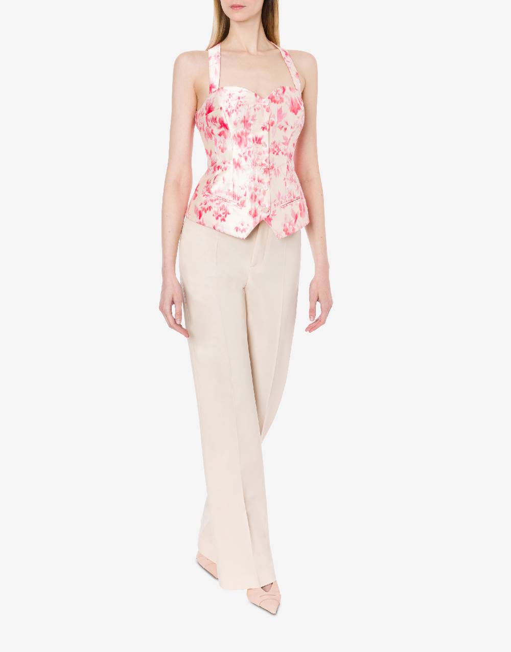 Philosophy Di Lorenzo Serafini Top in radzmir con stampa fiori In Linea