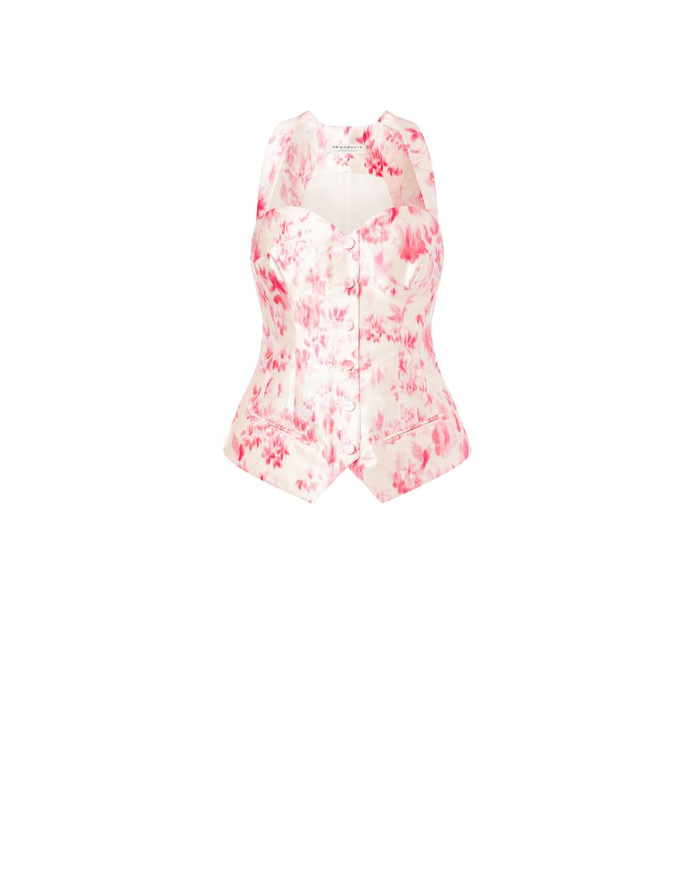 Philosophy Di Lorenzo Serafini Top in radzmir con stampa fiori In Linea
