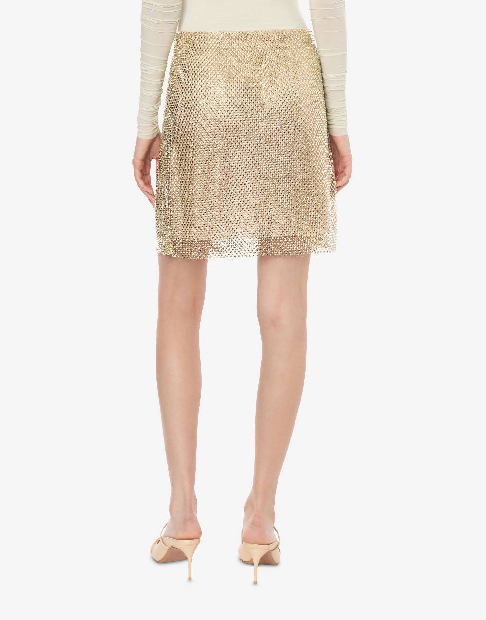 Philosophy Di Lorenzo Serafini Gonna in rete con strass Qualità