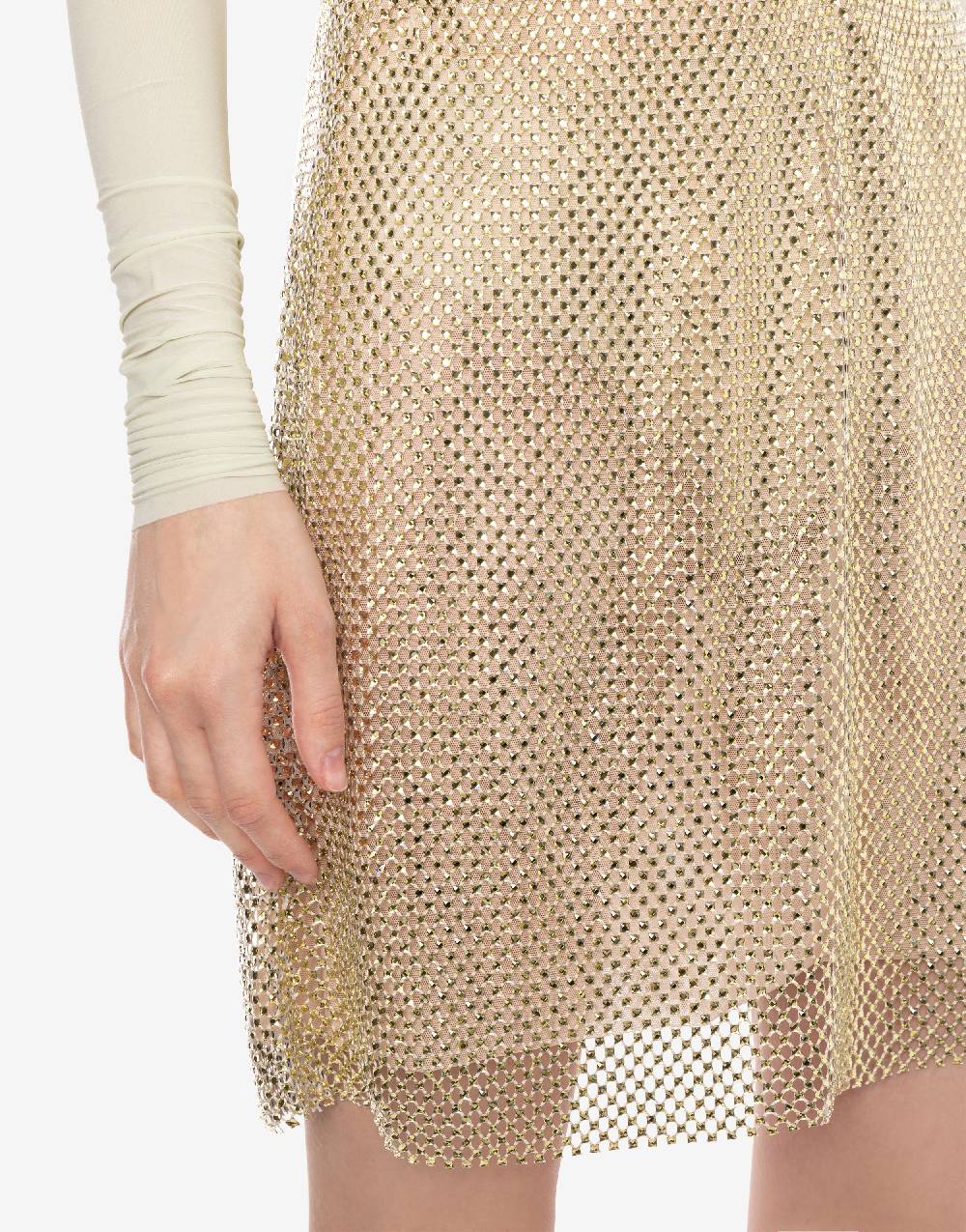 Philosophy Di Lorenzo Serafini Gonna in rete con strass Qualità