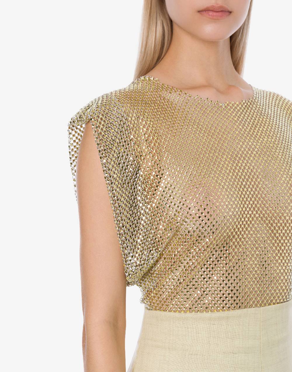 Philosophy Di Lorenzo Serafini Top in rete con strass Vendita