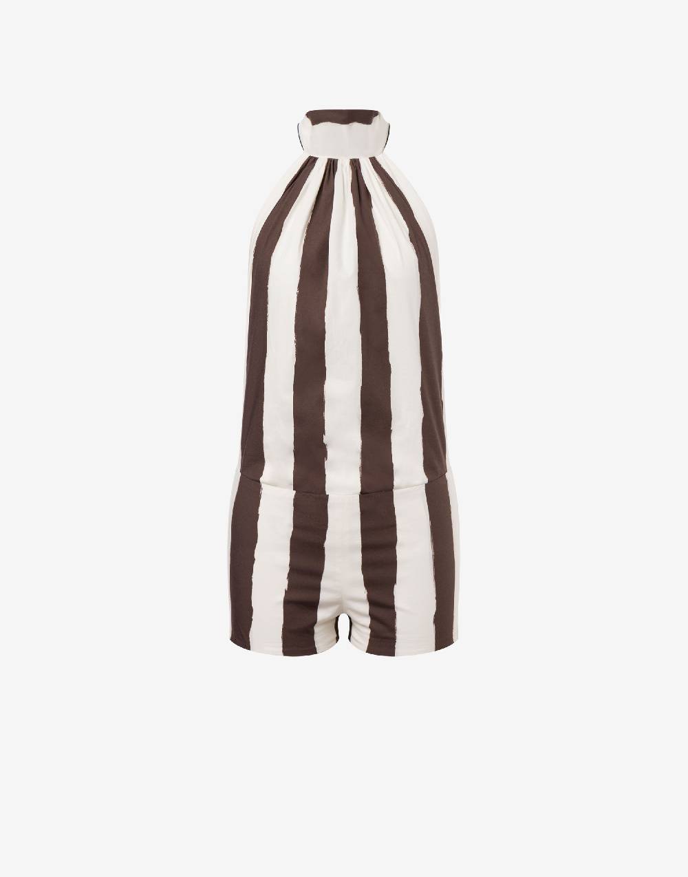 Philosophy Di Lorenzo Serafini Tuta corta a righe in cotone stretch Promozione