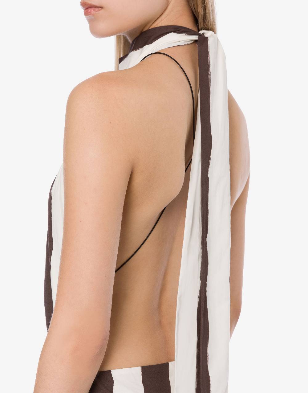 Philosophy Di Lorenzo Serafini Tuta corta a righe in cotone stretch Promozione