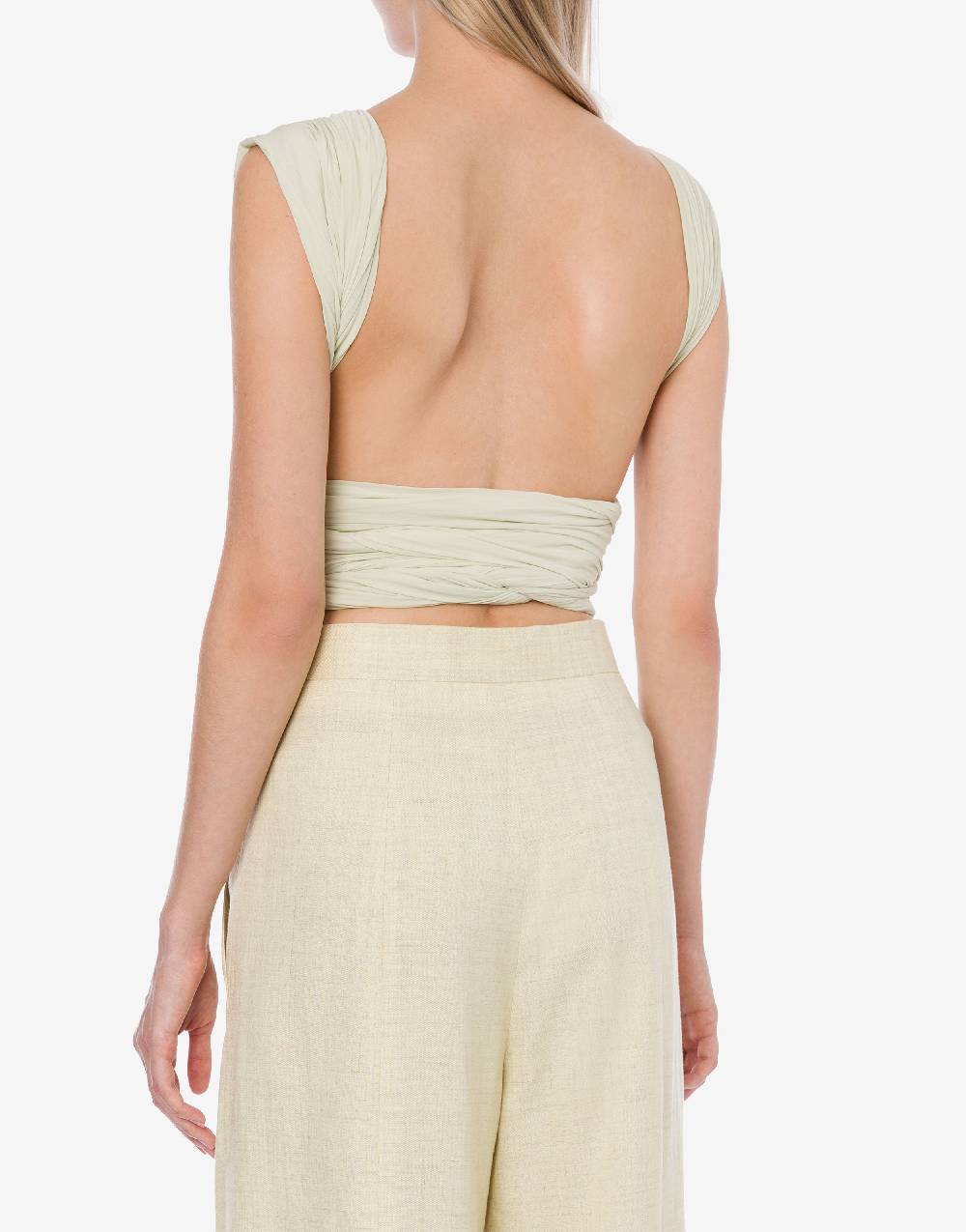 Philosophy Di Lorenzo Serafini Body in jersey con drappi Negozi Online