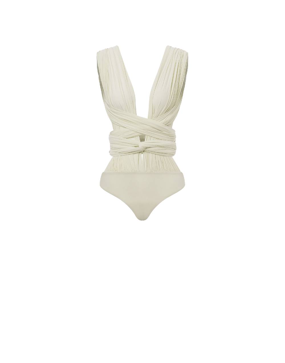 Philosophy Di Lorenzo Serafini Body in jersey con drappi Negozi Online