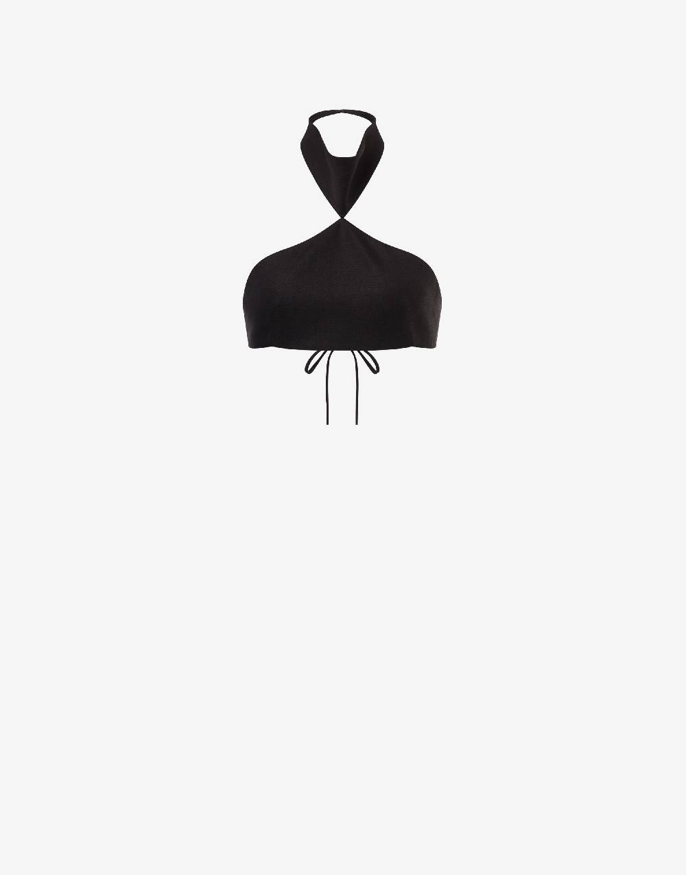 Philosophy Di Lorenzo Serafini Crop top in tela di misto lino Convenienza