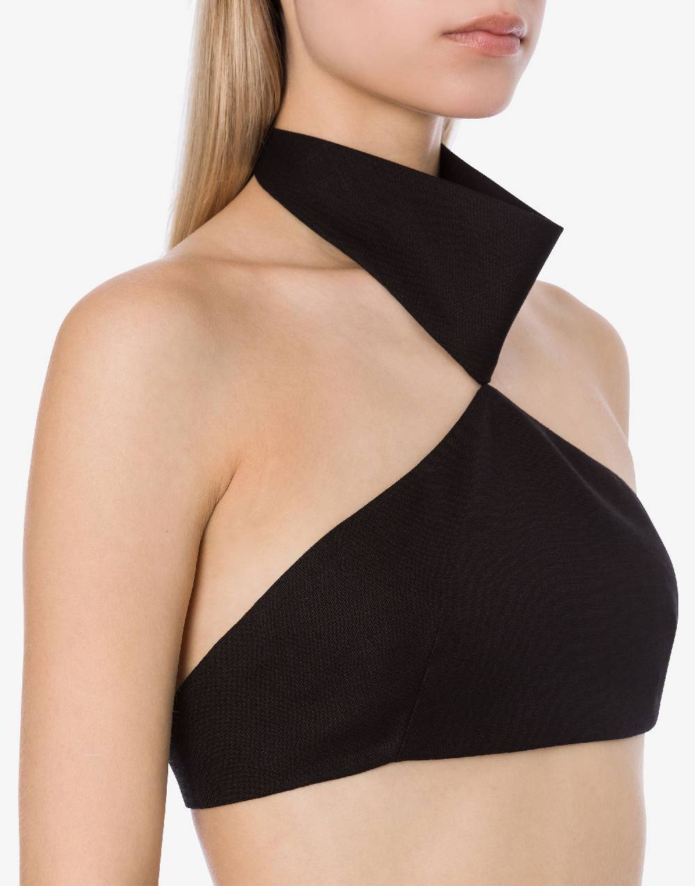 Philosophy Di Lorenzo Serafini Crop top in tela di misto lino Convenienza