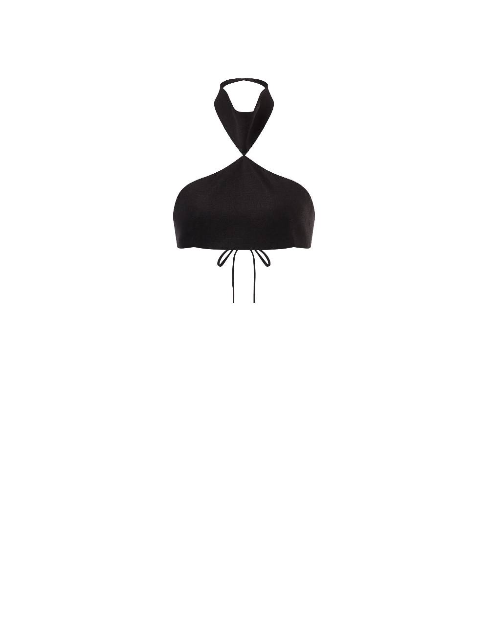 Philosophy Di Lorenzo Serafini Crop top in tela di misto lino Convenienza
