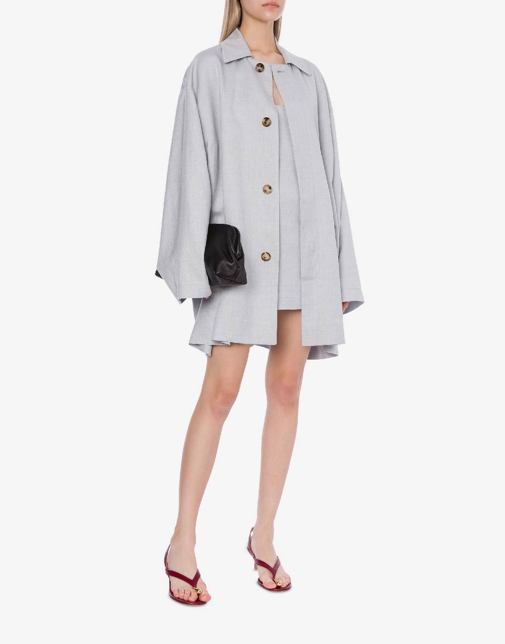 Philosophy Di Lorenzo Serafini Cappotto leggero in tela di misto lino Outlet