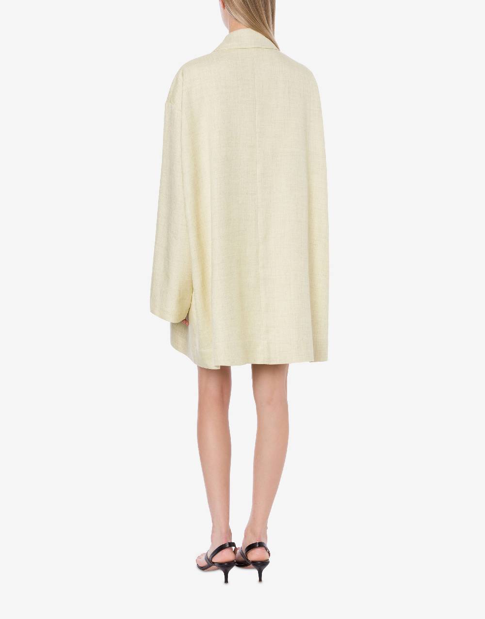 Philosophy Di Lorenzo Serafini Cappotto leggero in tela di misto lino In Vendita