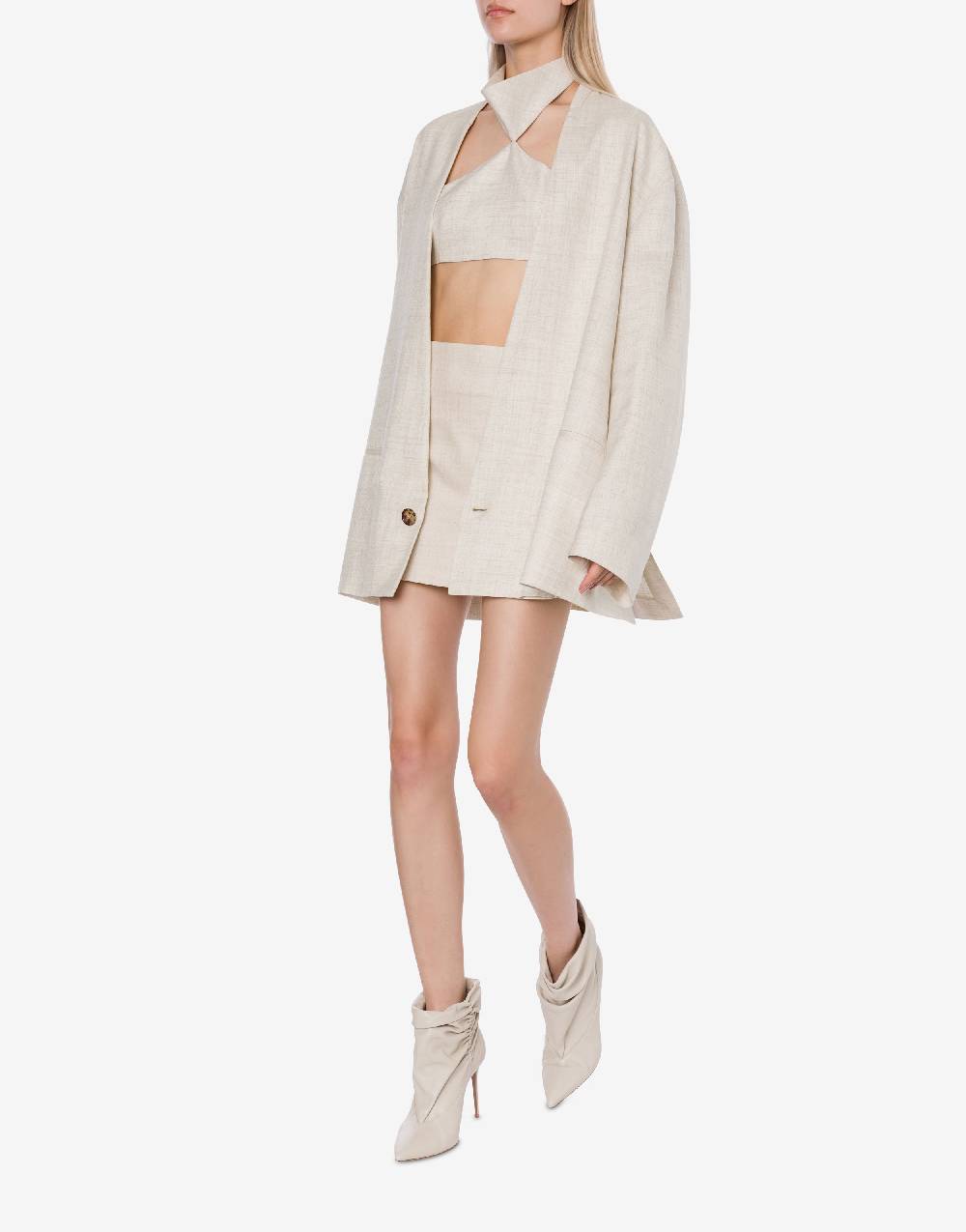 Philosophy Di Lorenzo Serafini Giacca oversize in tela misto lino Hotsell