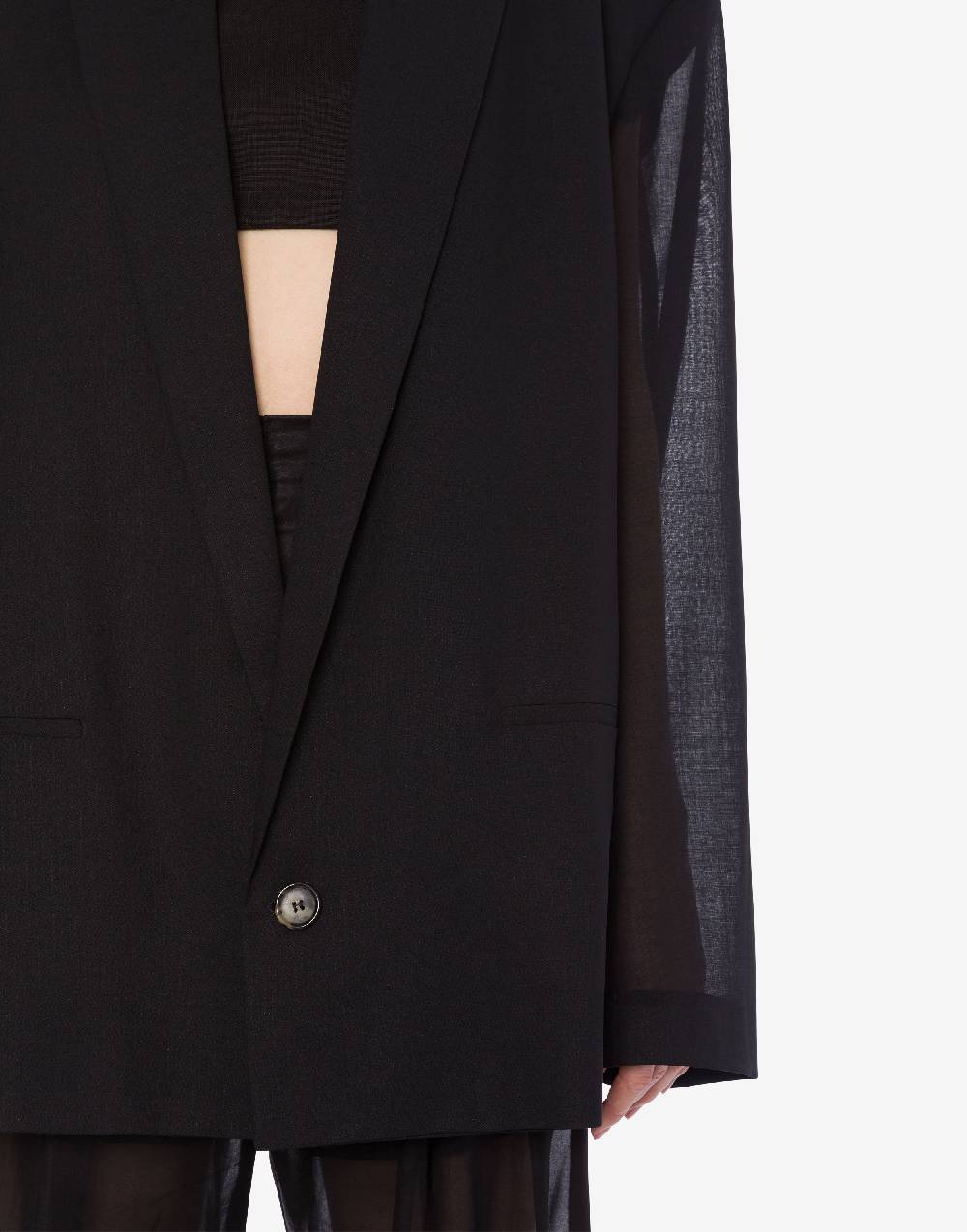 Philosophy Di Lorenzo Serafini Giacca oversize in voile di lana Vendita Calda