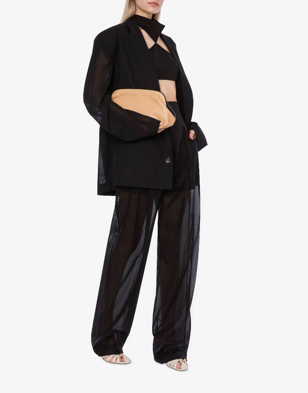 Philosophy Di Lorenzo Serafini Giacca oversize in voile di lana Vendita Calda