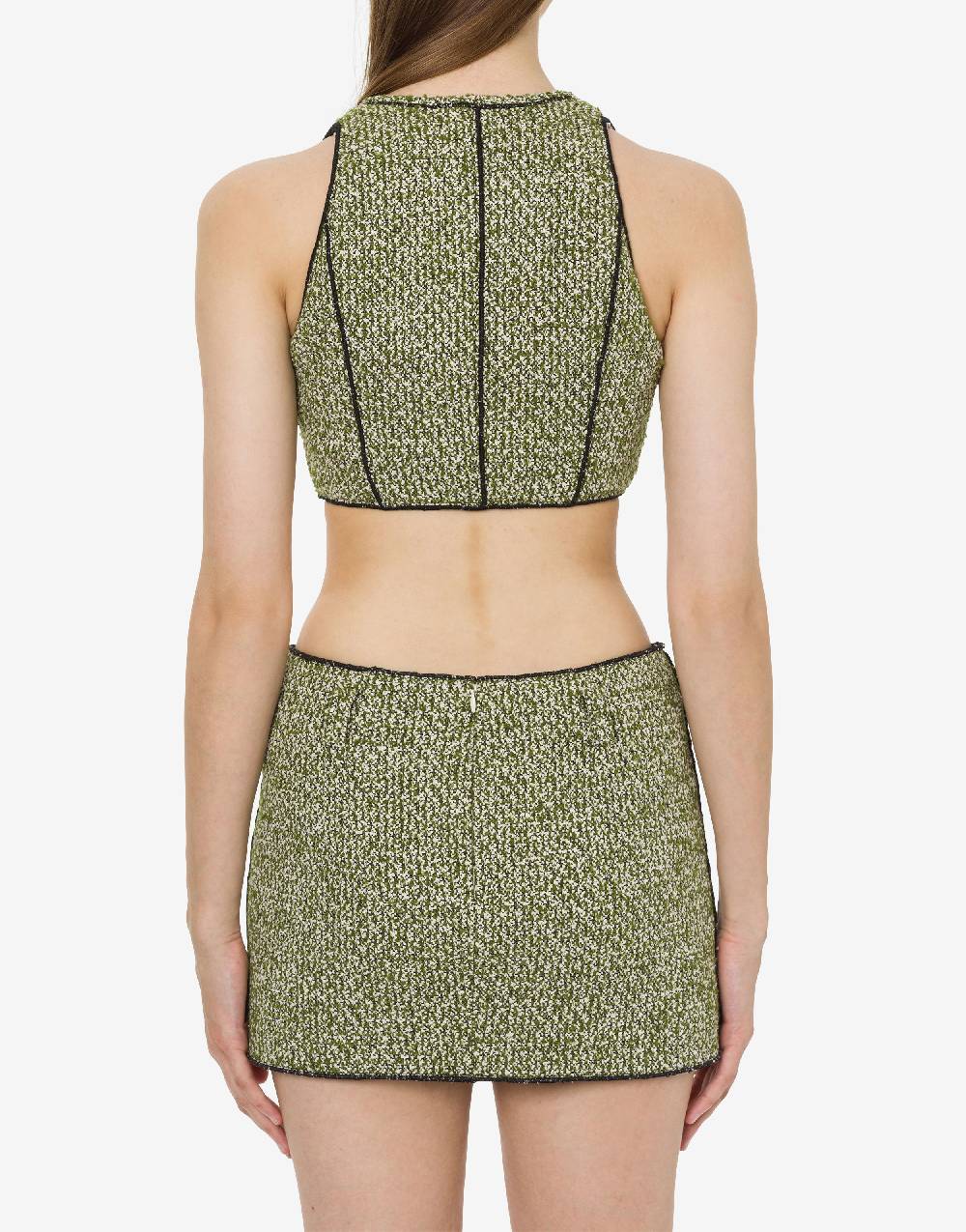 Philosophy Di Lorenzo Serafini Micro top in stuoia bouclé In Saldo
