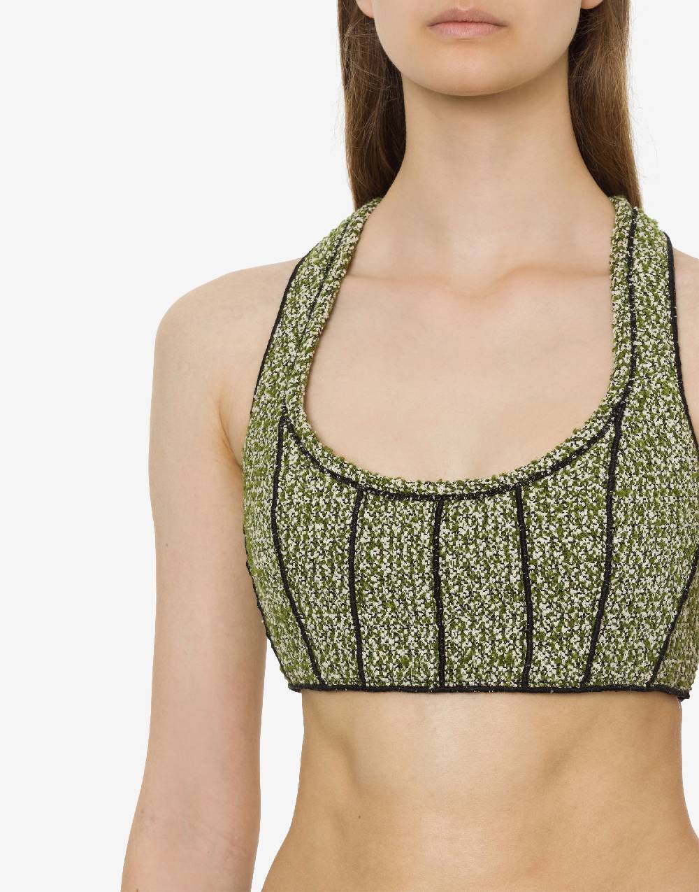 Philosophy Di Lorenzo Serafini Micro top in stuoia bouclé In Saldo