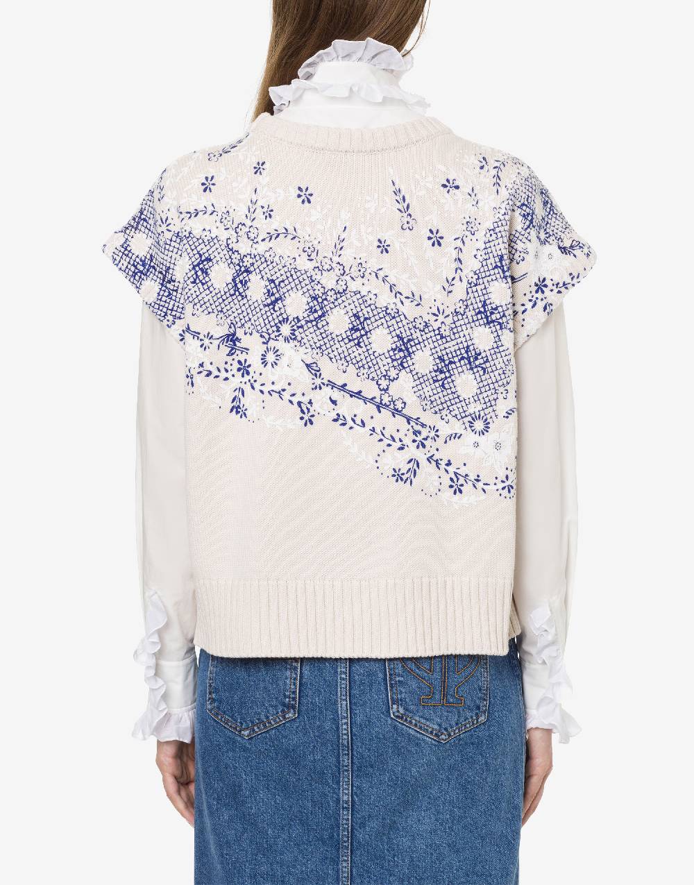 Philosophy Di Lorenzo Serafini Top in maglia con stampa Italia