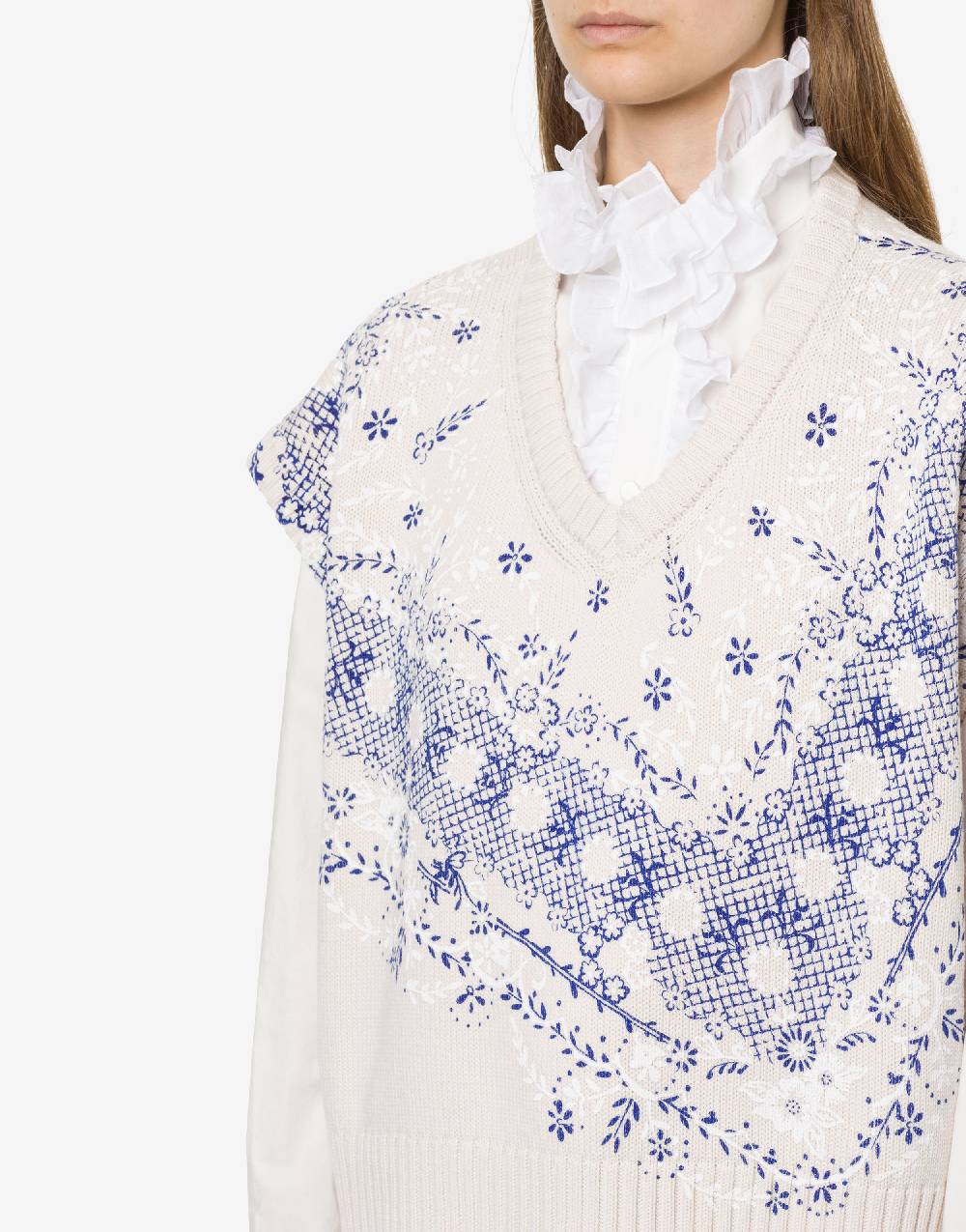 Philosophy Di Lorenzo Serafini Top in maglia con stampa Italia