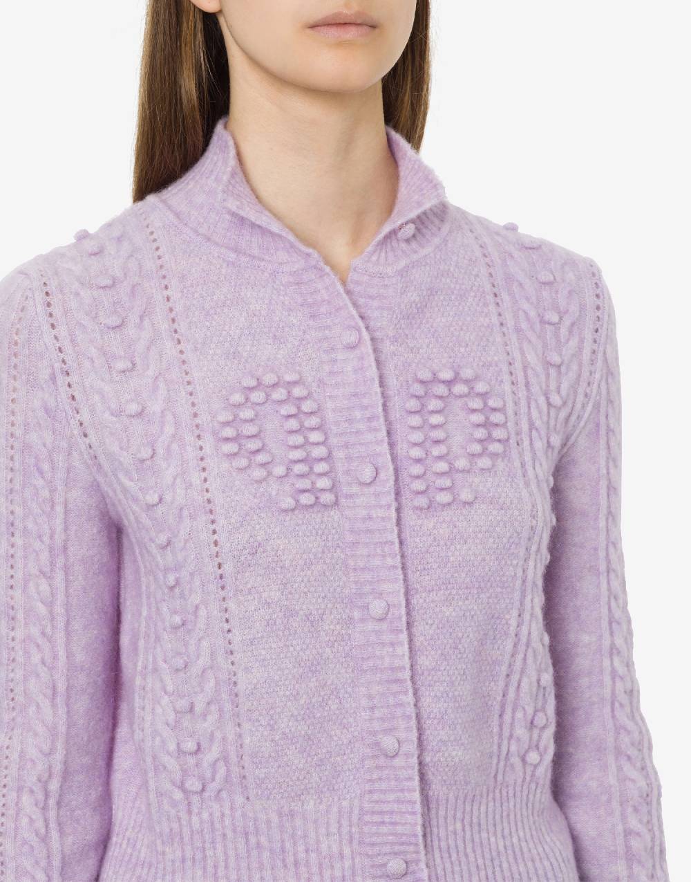 Philosophy Di Lorenzo Serafini Cardigan in baby alpaca e lana Doppia P Qualità