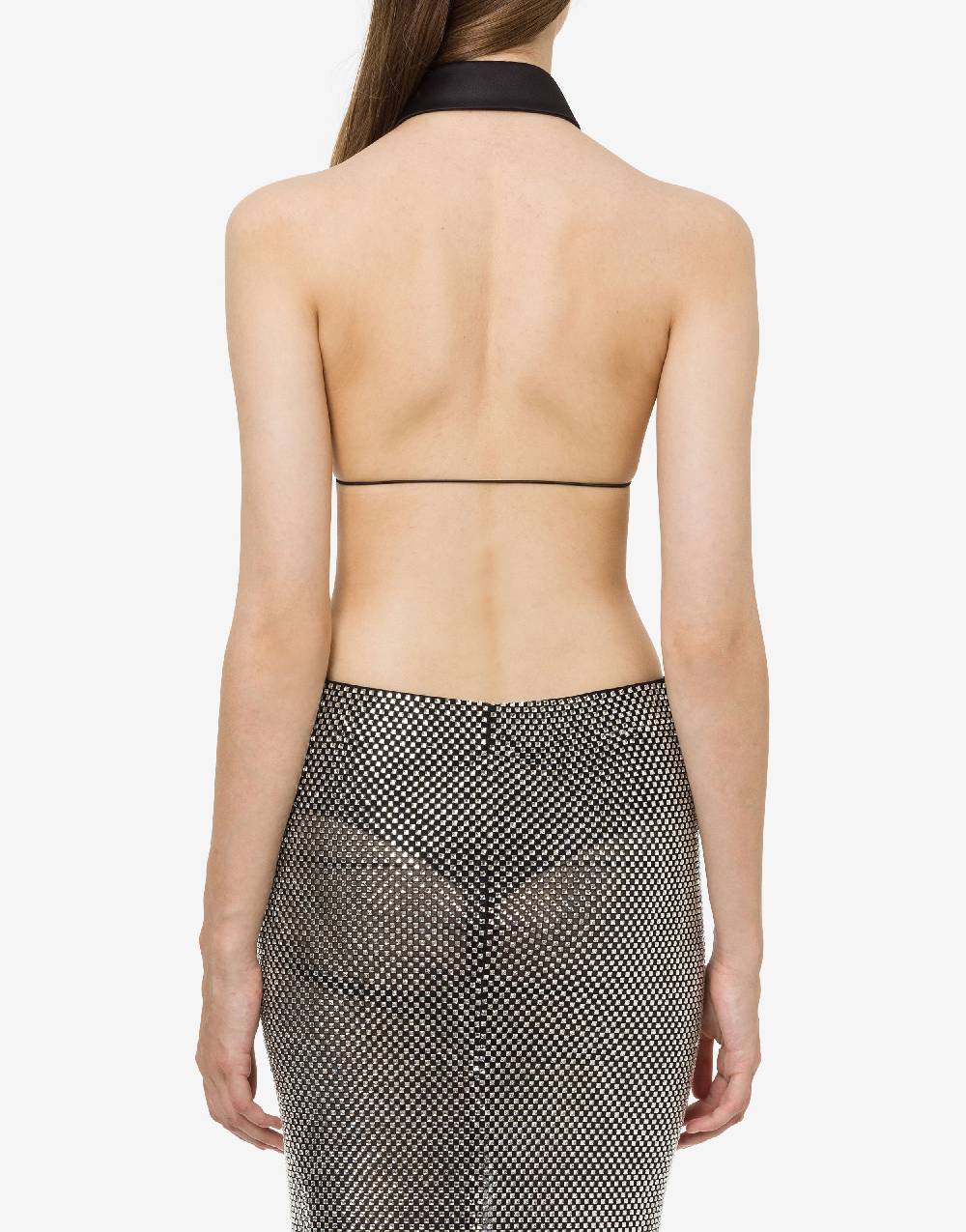 Philosophy Di Lorenzo Serafini Top crop in duchesse Pezzi Unici