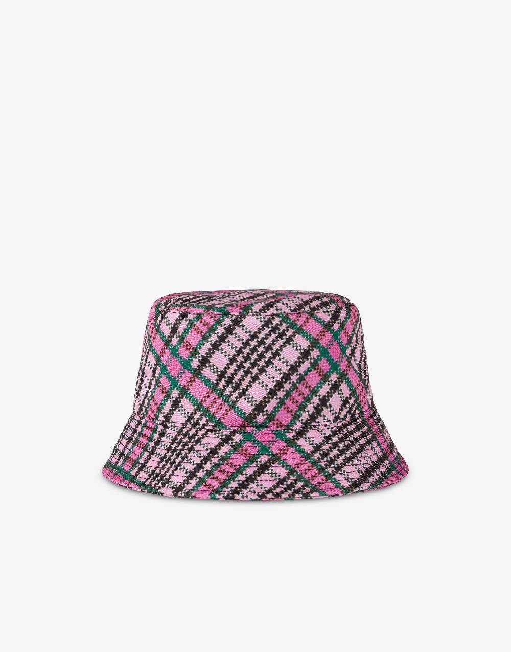 Philosophy Di Lorenzo Serafini Cappello beachwear con stampa Check Sottocosto
