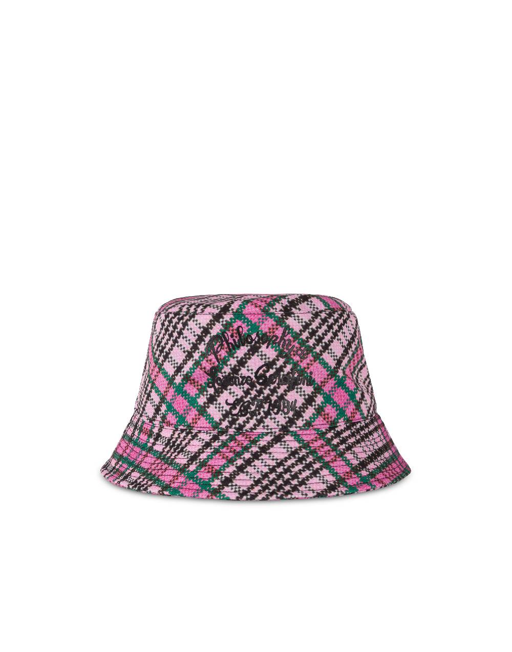 Philosophy Di Lorenzo Serafini Cappello beachwear con stampa Check Sottocosto