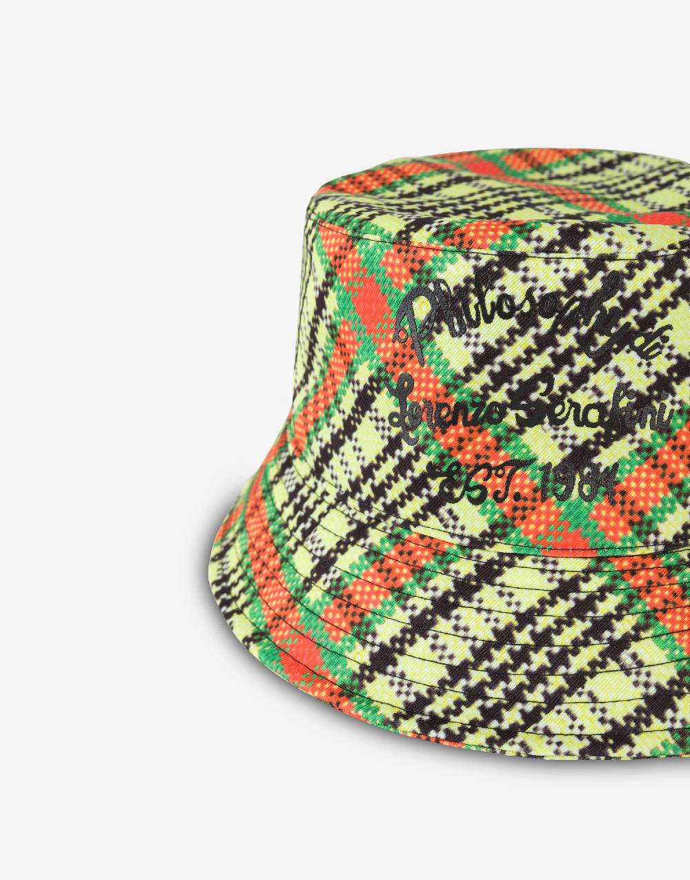 Philosophy Di Lorenzo Serafini Cappello beachwear con stampa Check Convenienza