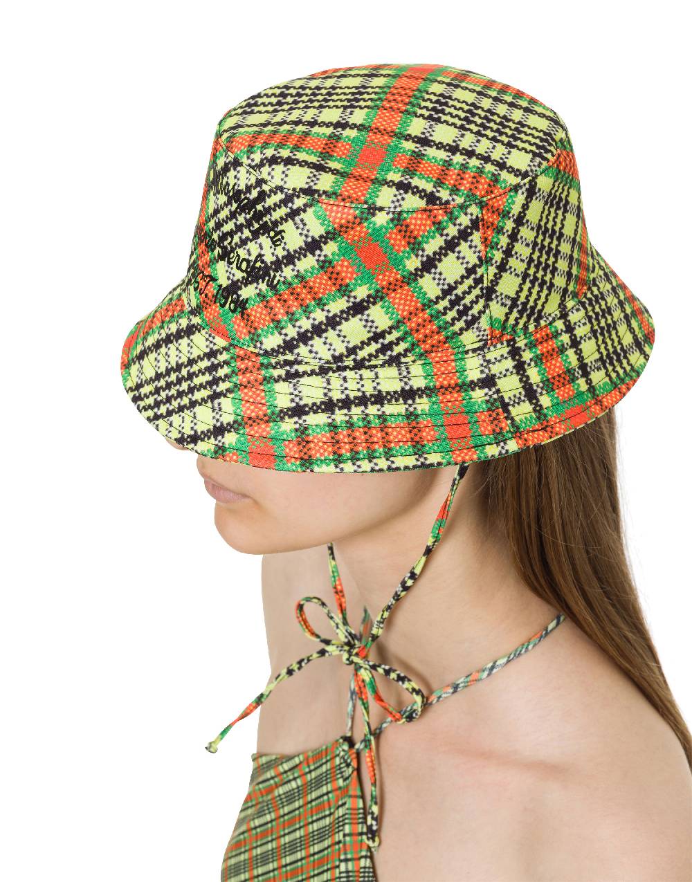 Philosophy Di Lorenzo Serafini Cappello beachwear con stampa Check Convenienza