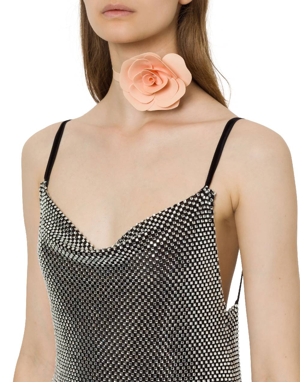 Philosophy Di Lorenzo Serafini Choker con fiore in latex Novità