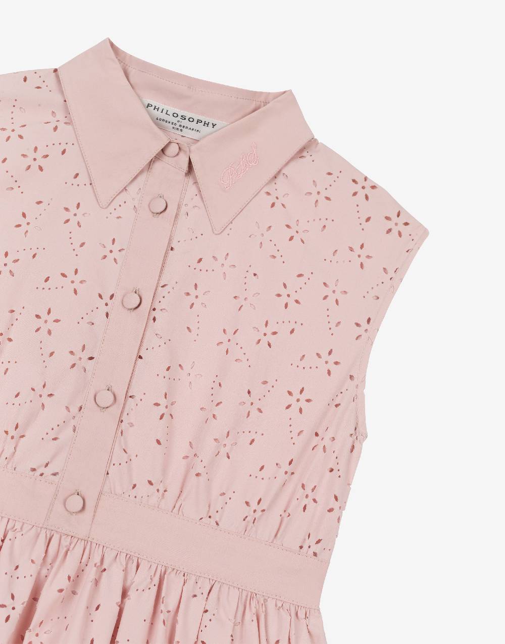 Philosophy Di Lorenzo Serafini Kids abito in cotone con motivo floreale Outlet