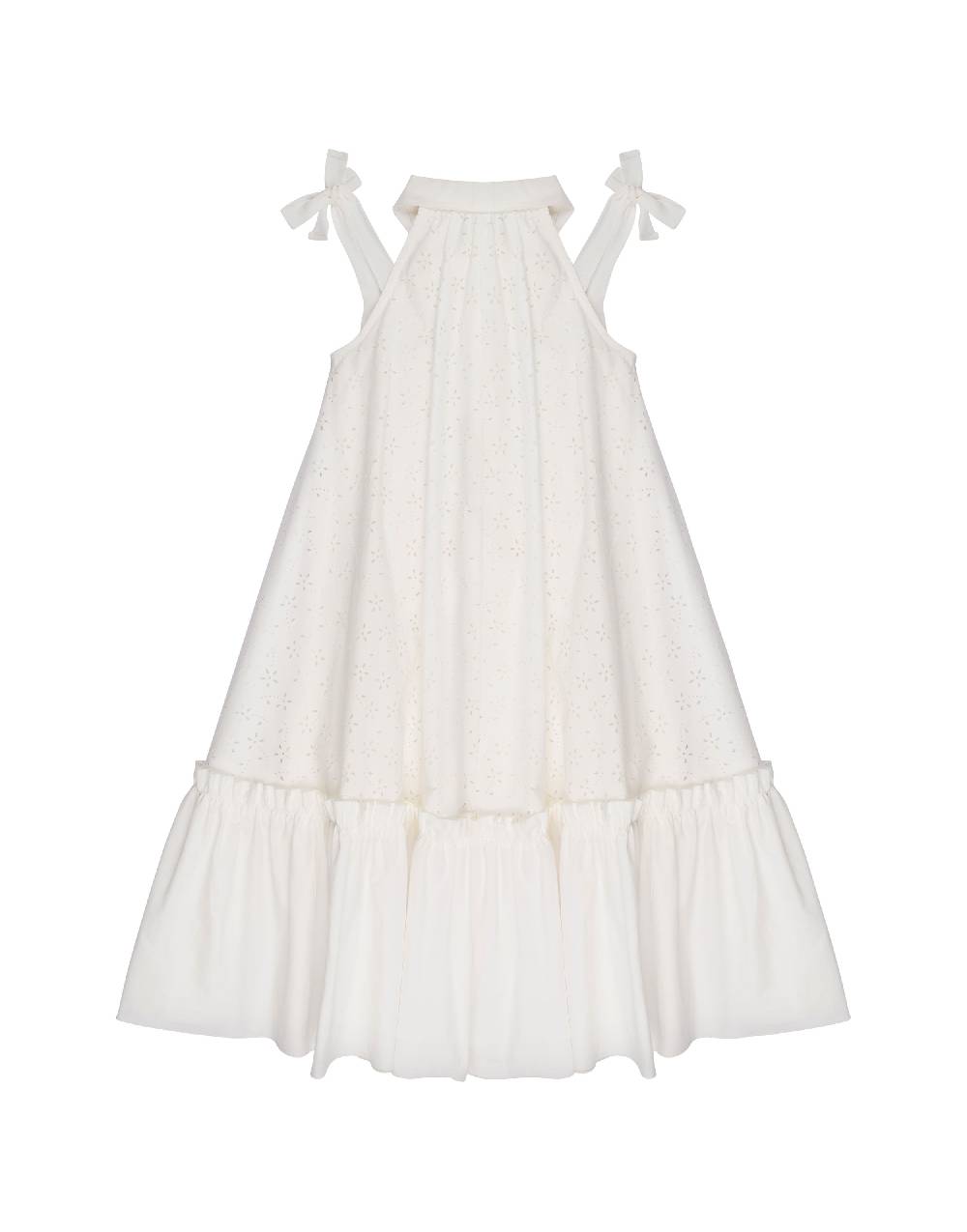 Philosophy Di Lorenzo Serafini Kids abito ad A in cotone con motivo floreale Offerte