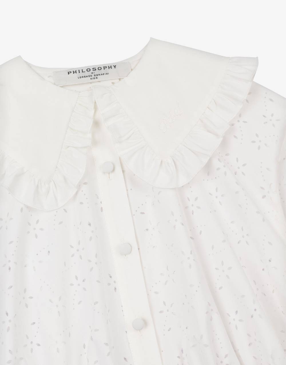 Philosophy Di Lorenzo Serafini Kids camicia in popeline con motivo floreale Vendite Flash