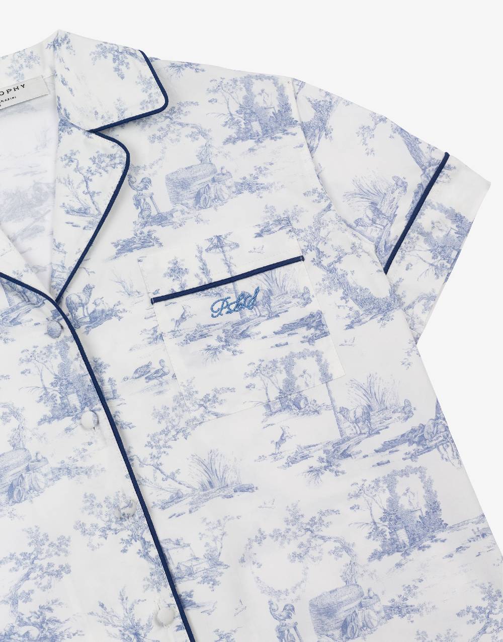Philosophy Di Lorenzo Serafini Kids camicia in cotone con stampa Toile de Jouy In Saldo