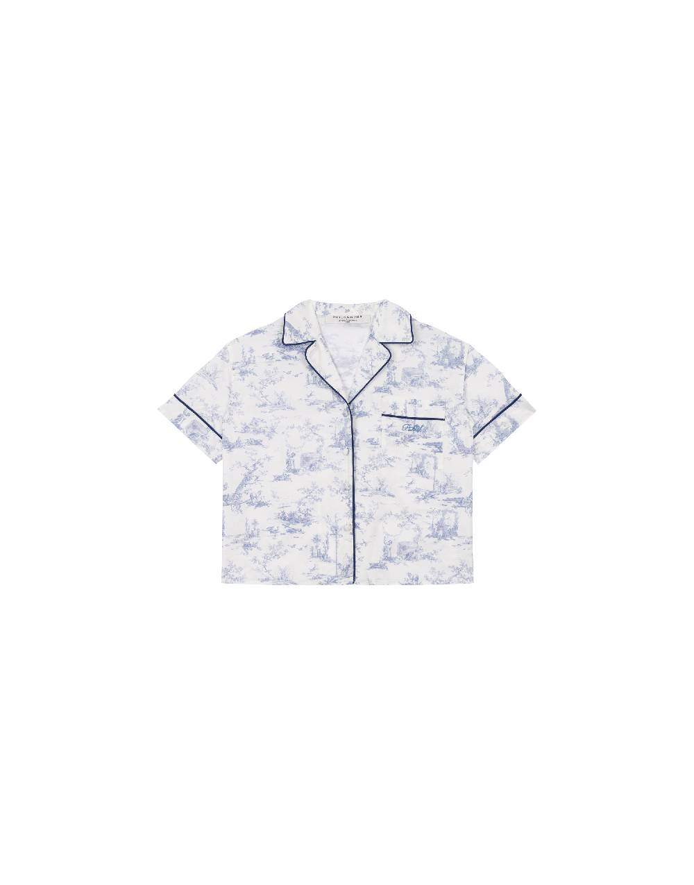 Philosophy Di Lorenzo Serafini Kids camicia in cotone con stampa Toile de Jouy In Saldo