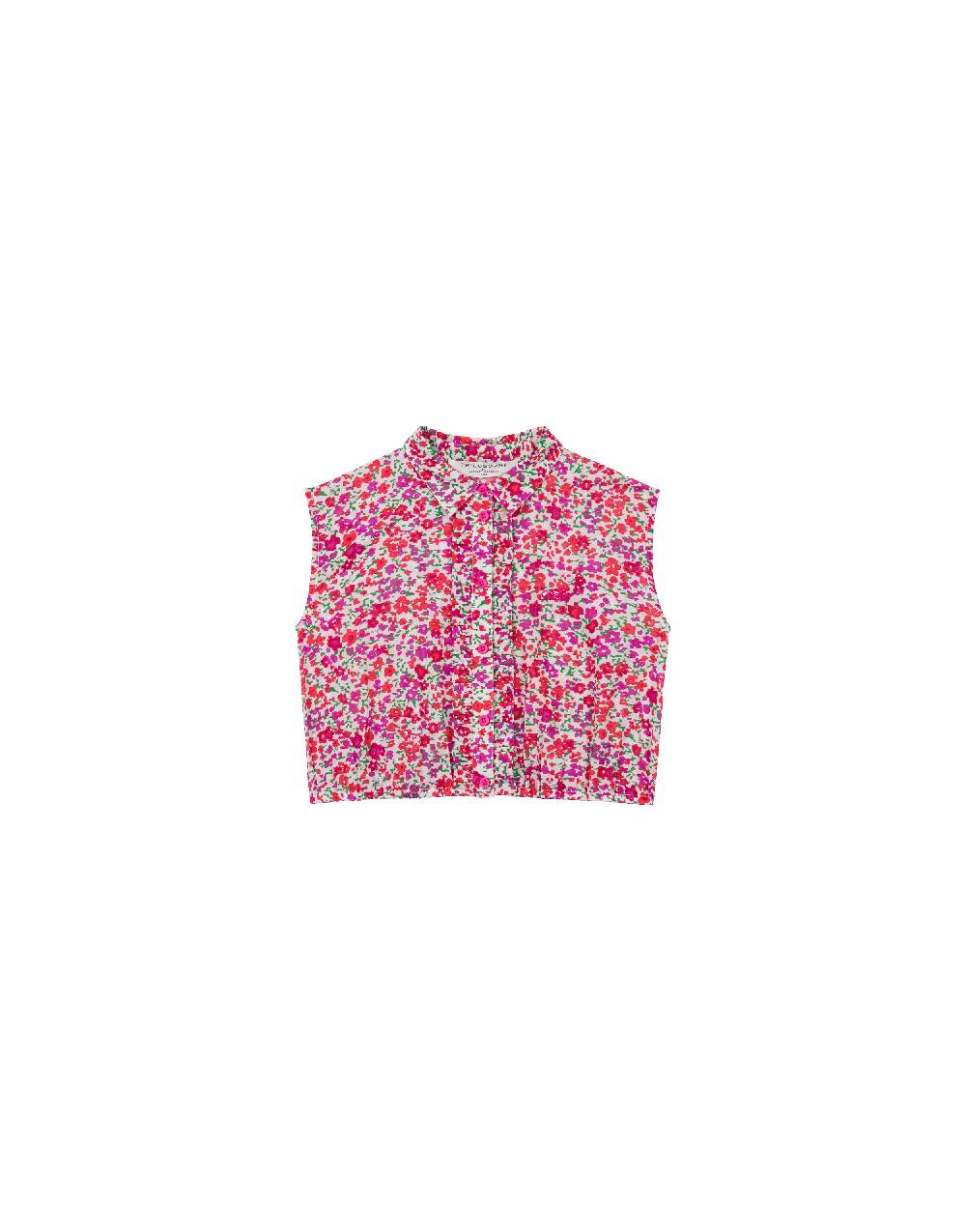 Philosophy Di Lorenzo Serafini Kids top in cotone con stampa fiori Nuova
