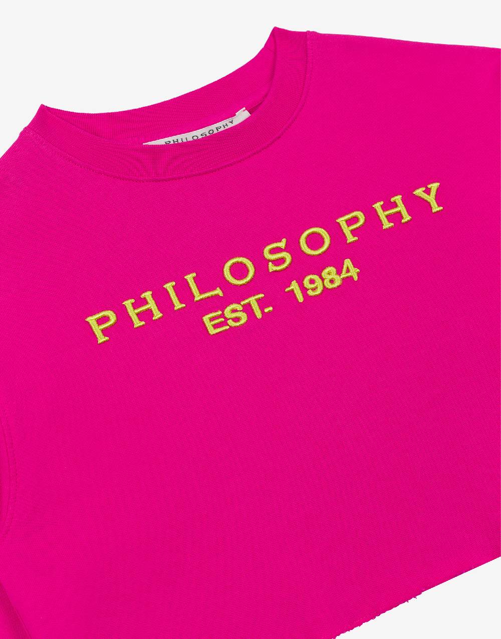 Philosophy Di Lorenzo Serafini Kids felpa in cotone con ricamo logo Italia