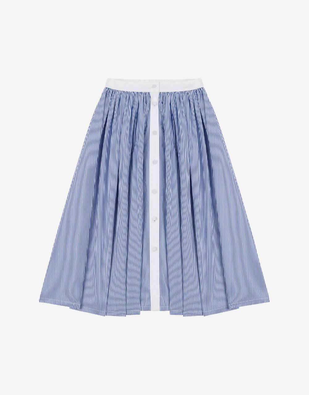 Philosophy Di Lorenzo Serafini Kids gonna ad A in popeline rigato