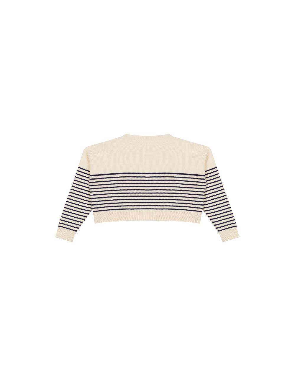 Philosophy Di Lorenzo Serafini Kids maglione in cotone a righe marinière Online Outlet