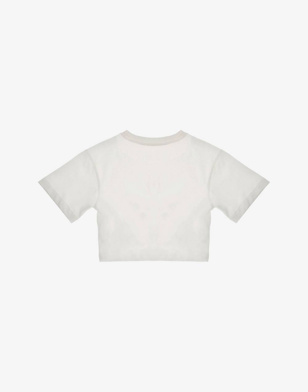 Philosophy Di Lorenzo Serafini Kids t-shirt crop con patch 'doppia P' Qualità Garantita