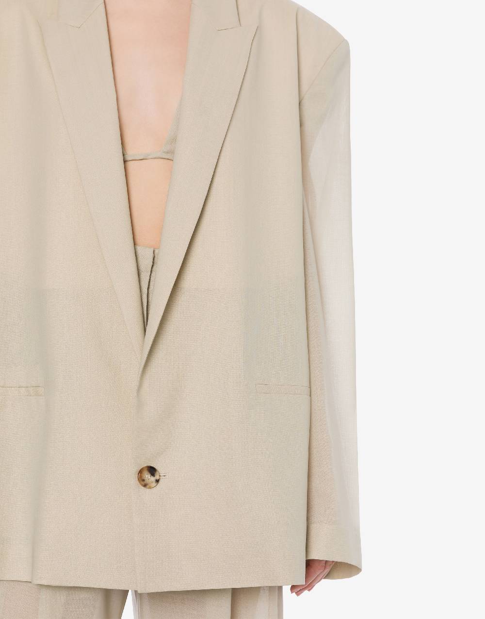 Philosophy Di Lorenzo Serafini Giacca oversize in voile di lana Negozi Online