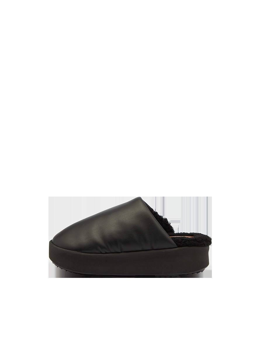 Piumestudio Sabot Sky + Fur Black