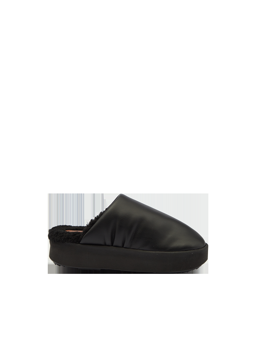 Piumestudio Sabot Sky + Fur Black Vendite Flash
