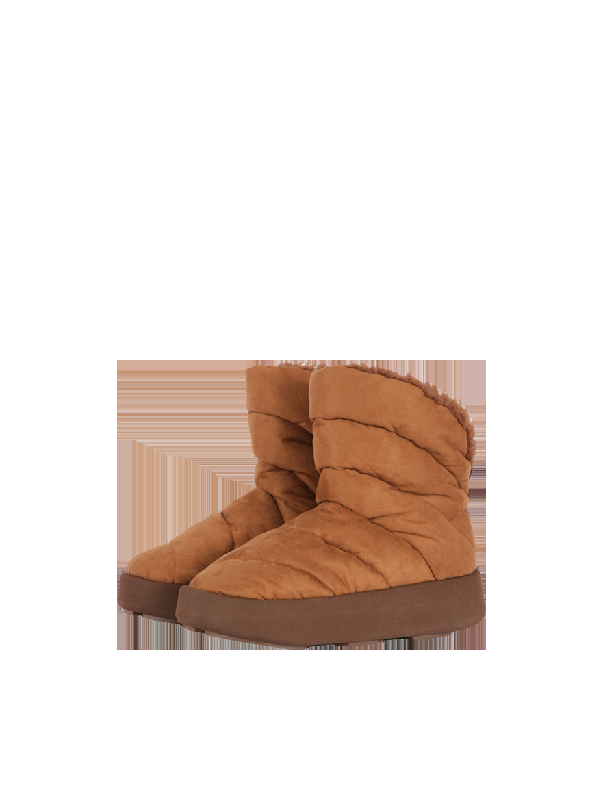Piumestudio Luna Plat Suede & Fur Ruggine Duty-free