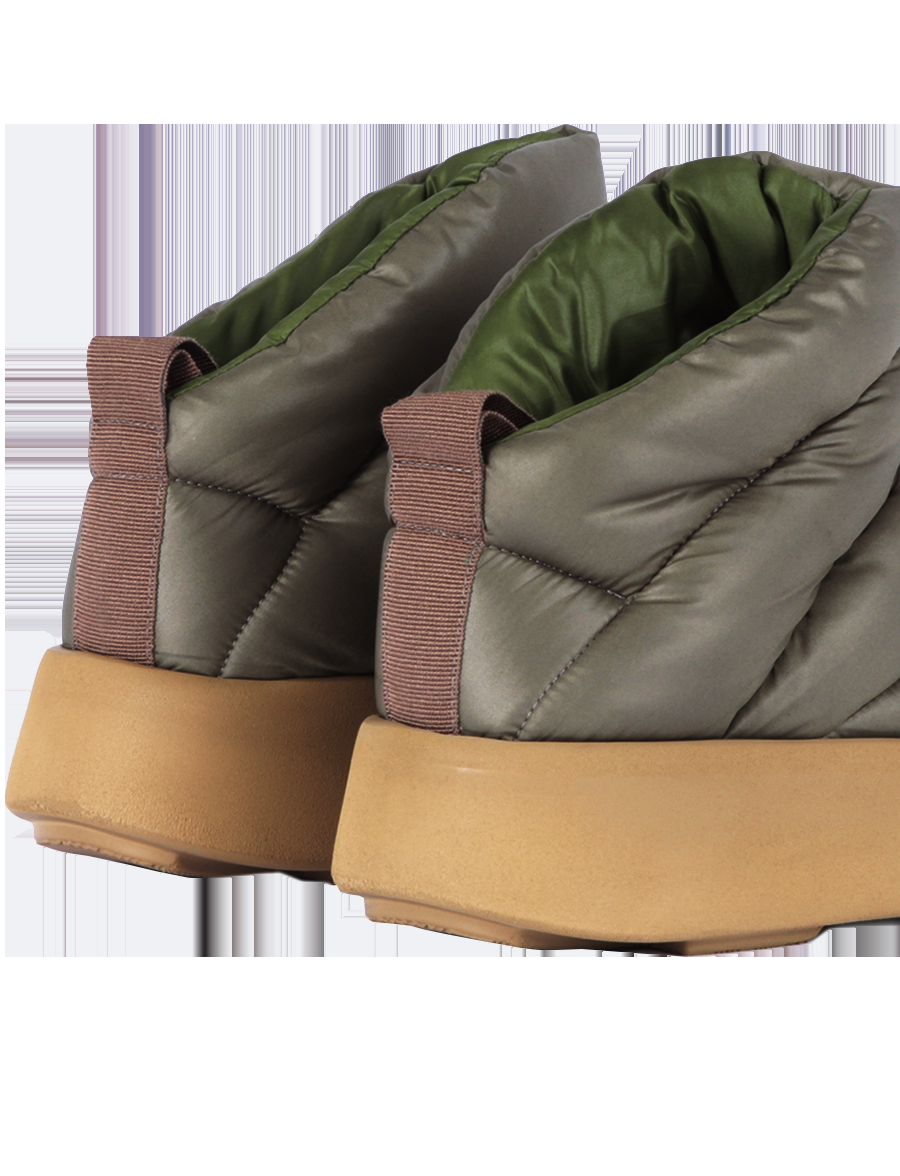 Piumestudio Mezzaluna Nylon Oliva In Linea
