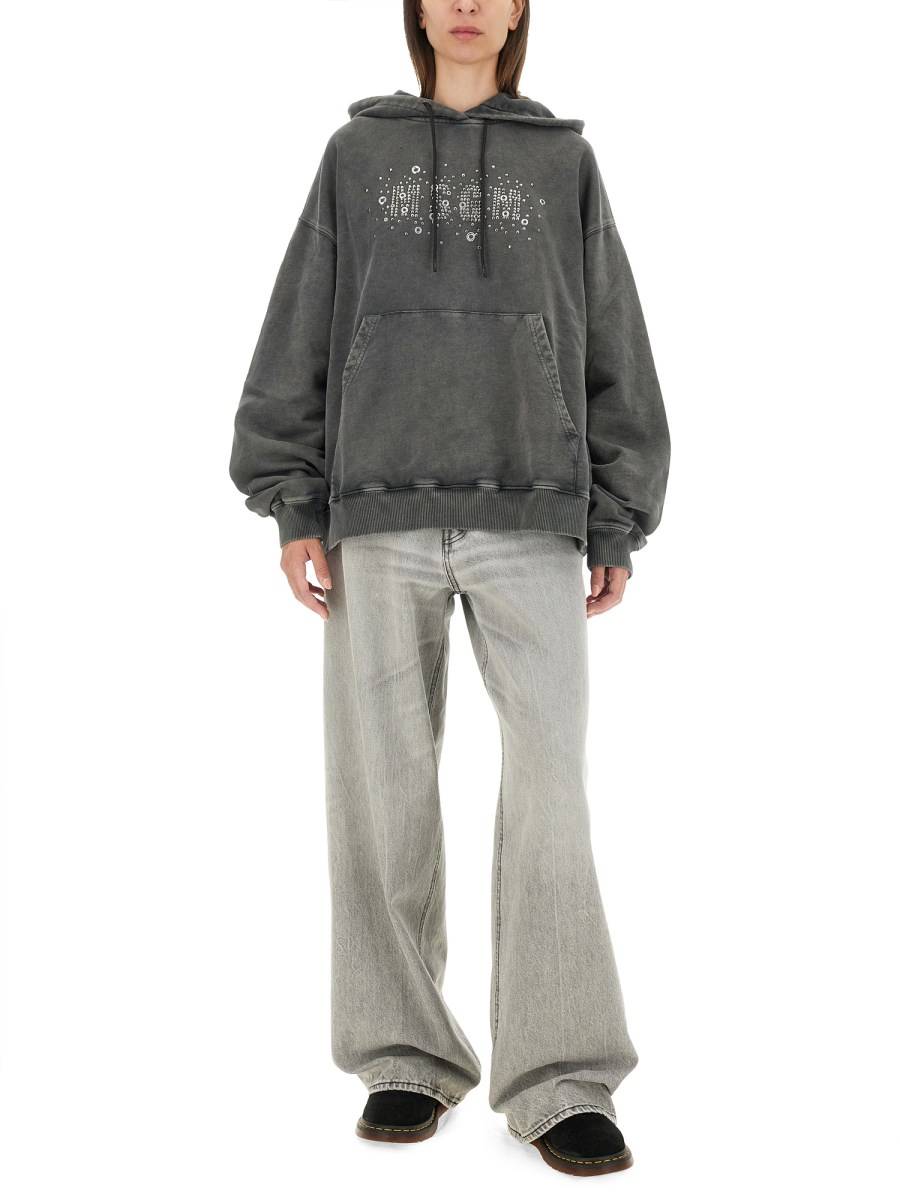 MSGM FELPA CON LOGO Saldi Di Fabbrica